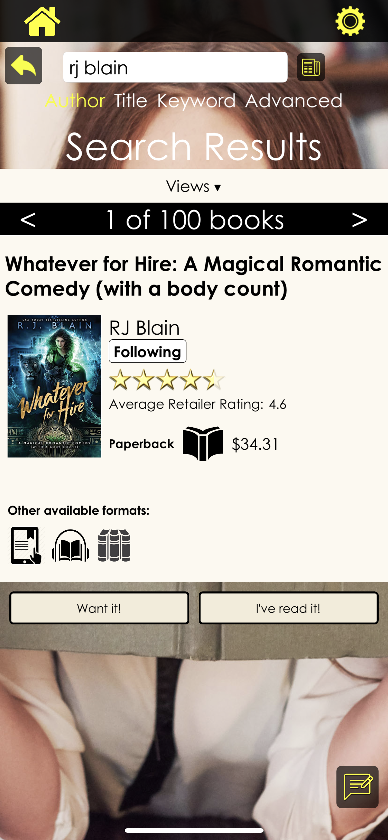 Booksniffer: a new (and kind of entertaining) book app.